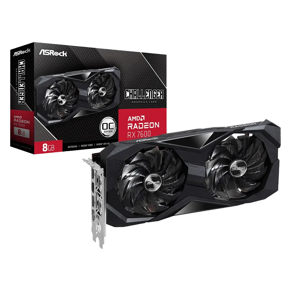 Asrock RX 7600 8GB Challenger Black 2Fan