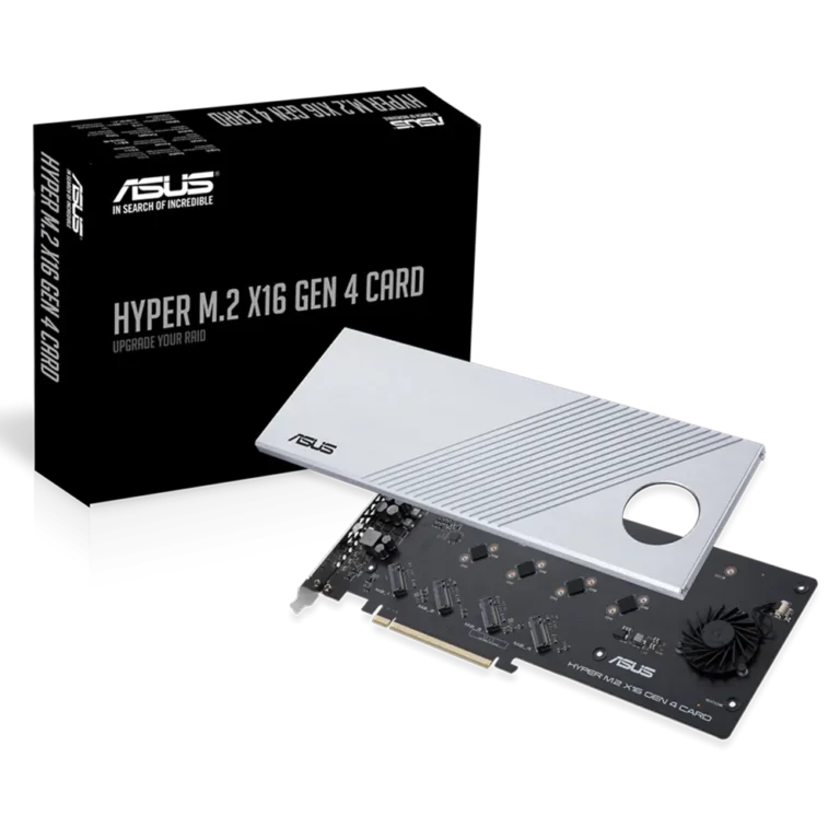 ASUS Hyper M.2 x16 Gen 4 PCIe4.0 RAID 4xM2 Nvme