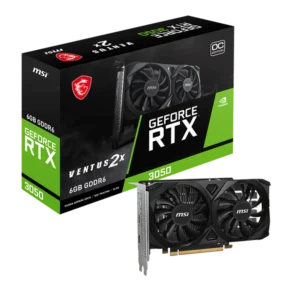 MSI Ventus RTX 3050 6GB GDDR6 2X E OC
