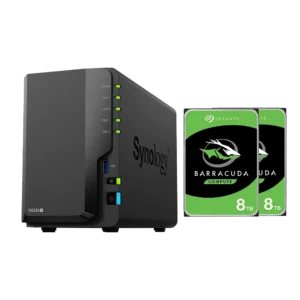 Synology DS244+ NAS & 2x 8TB HDD's Bundle
