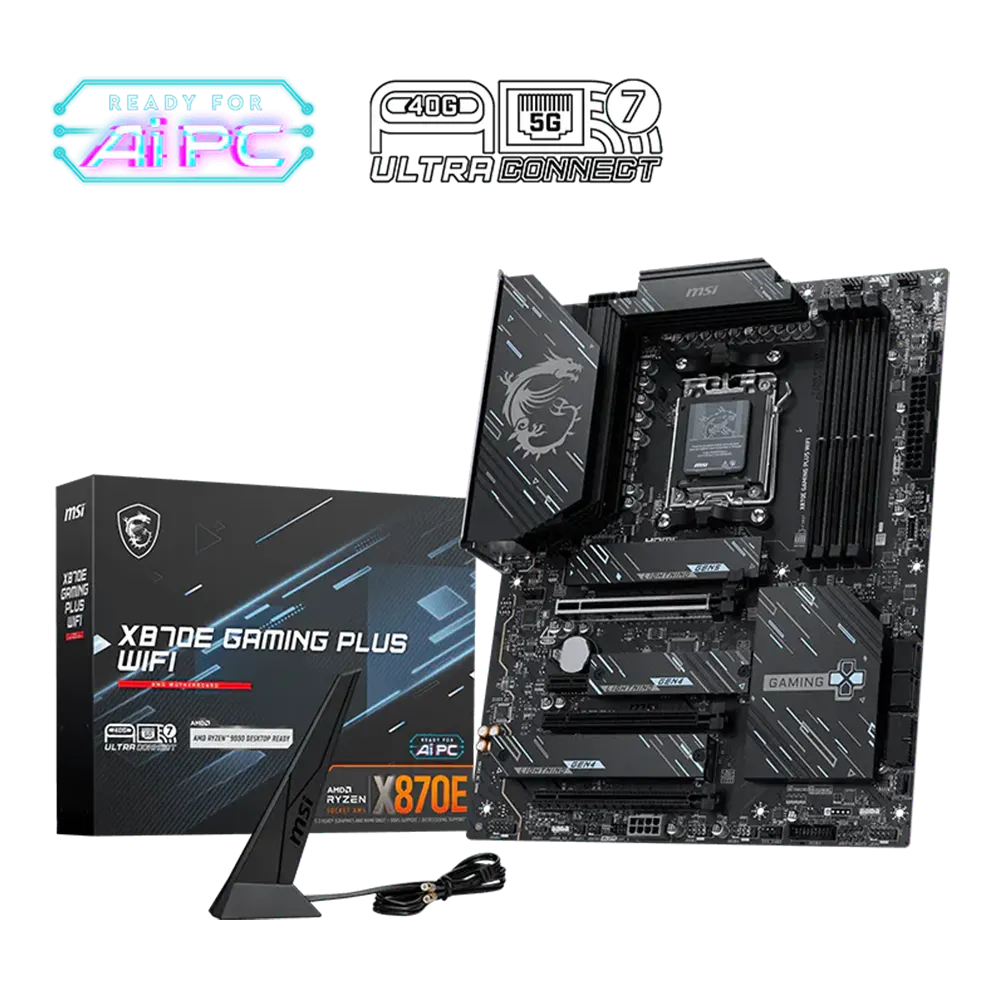 MSI X870E GAMING PLUS WIFI7 ATX DDR5 | AMD AM5