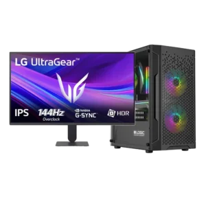 Ryzen SET GAMING RGB Ryz5 5500/RX 580 8GB/16GB DDR/500GB SSD/27" 144Hz