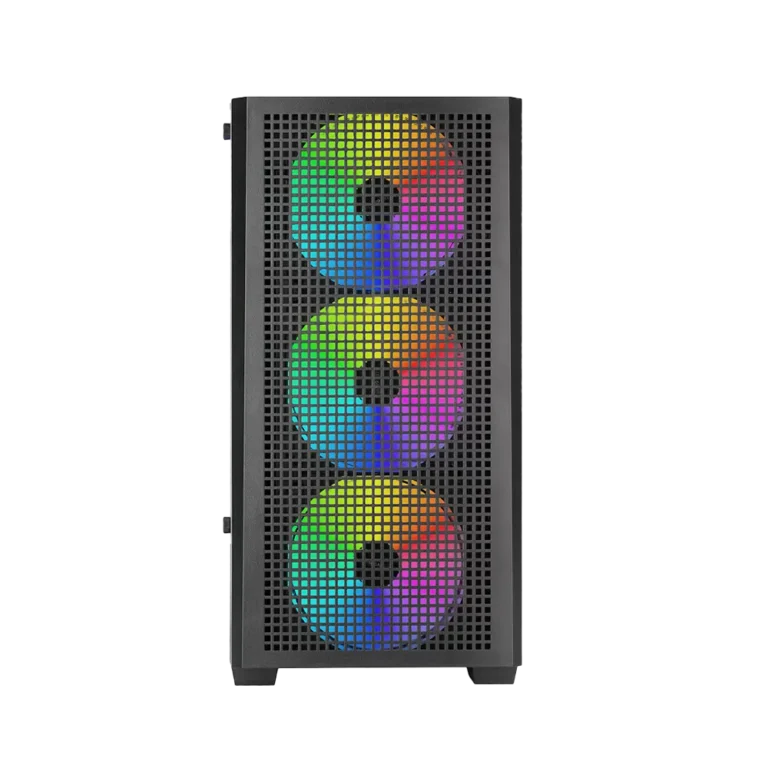 Mars Gaming MCVECTOR ARGB 4xARGB USB-C | Black mATX Mesh thumbnail 2