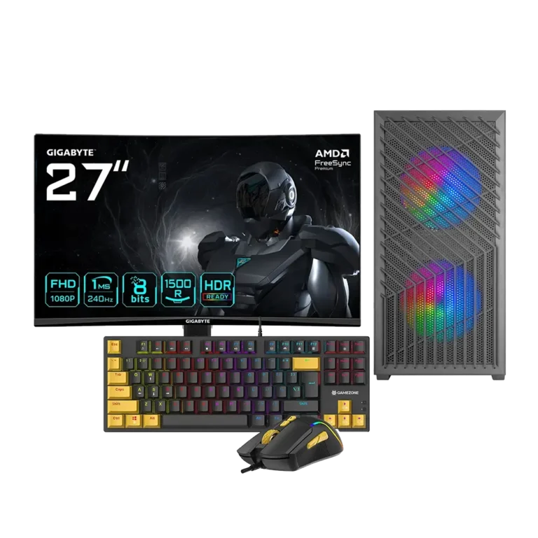 BlazeCORE Gaiming SETUP Ryzen 5 9600X/RTX 5050 8GB/ 8GB DDR5/500GB SSD/27″ 240Hz