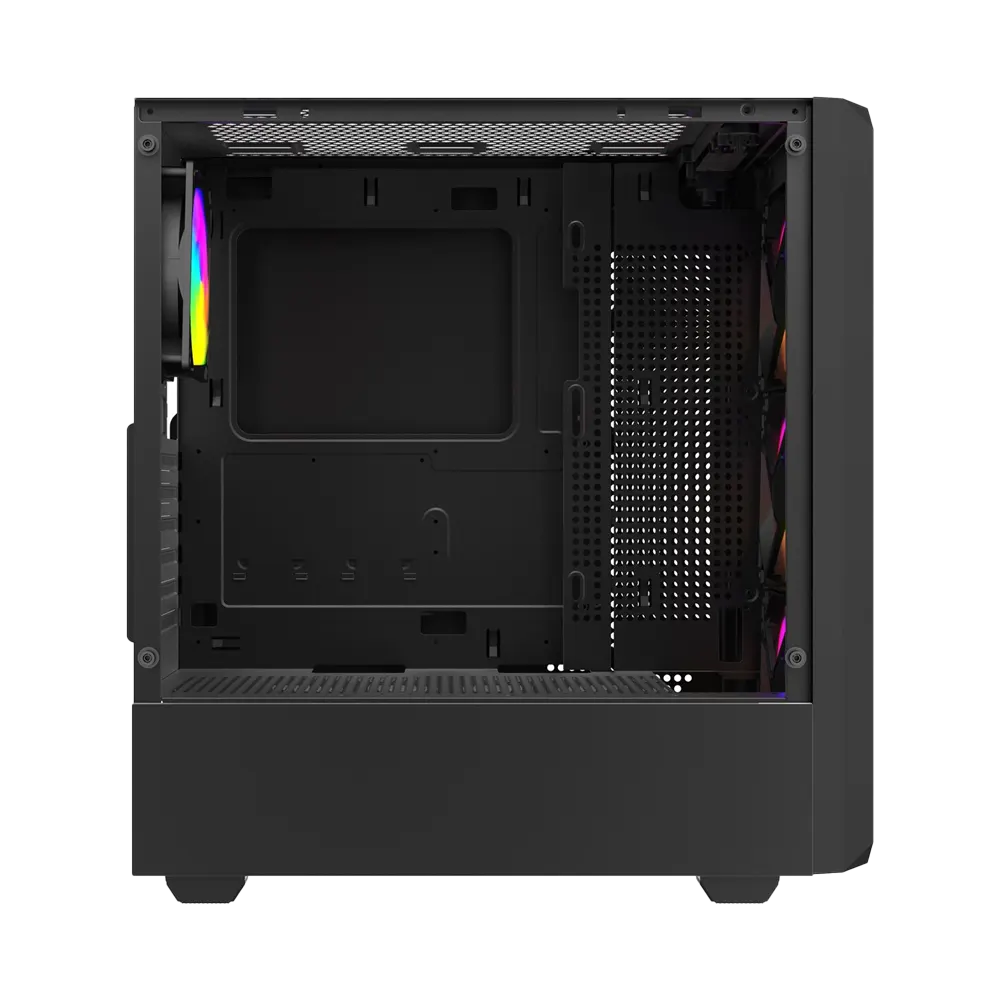 Savio Noctis GLASS RGB Cube Black |ATX Mesh - Figura 3