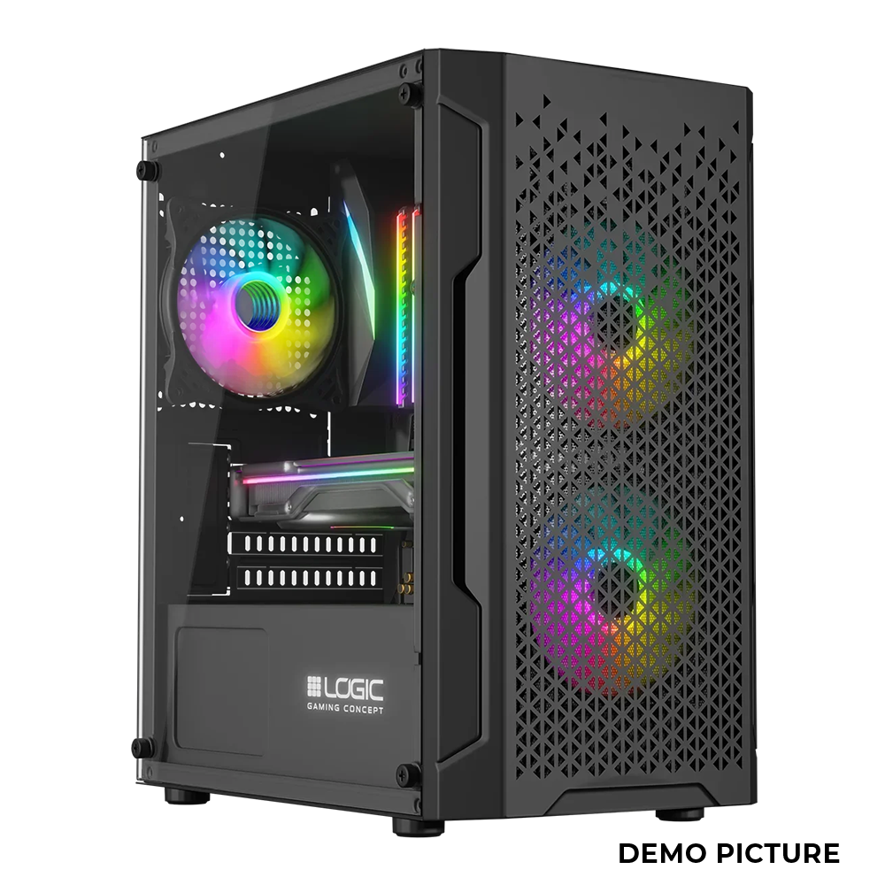 BlazeCORE Gaming RGB PC Ryzen 5 5500/RX 9060 8GB/16GB DDR4/500GB NVMe