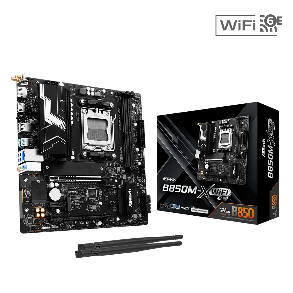 Asrock B850M-X WIFI R2.0 AM5 DDR5 m-ATX