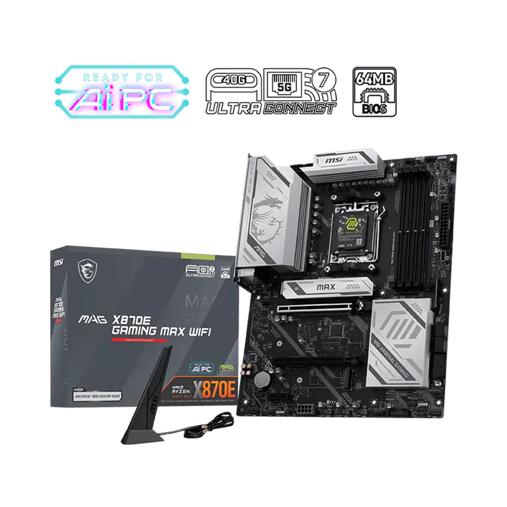 MSI MAG X870E GAMING MAX WIFI AM5 ATX