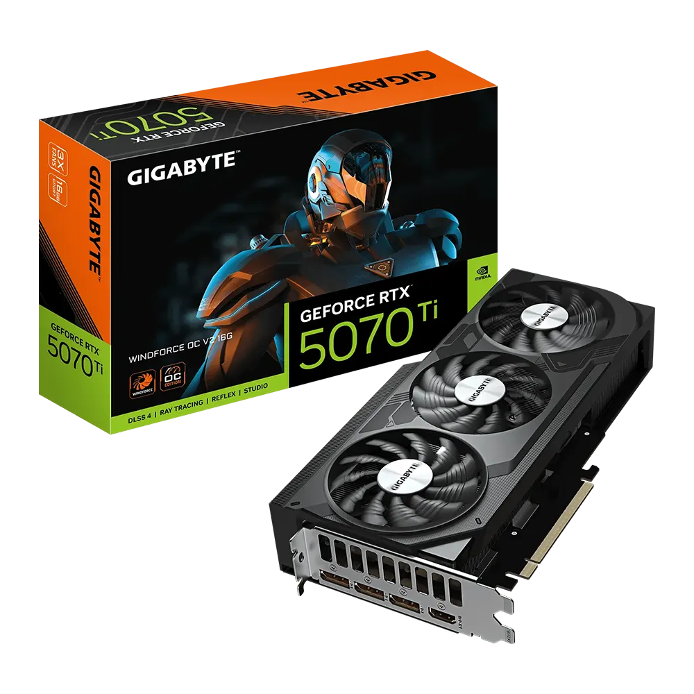 Gigabyte GeForce RTX 5070 Ti 16GB WINDFORCE OC V2