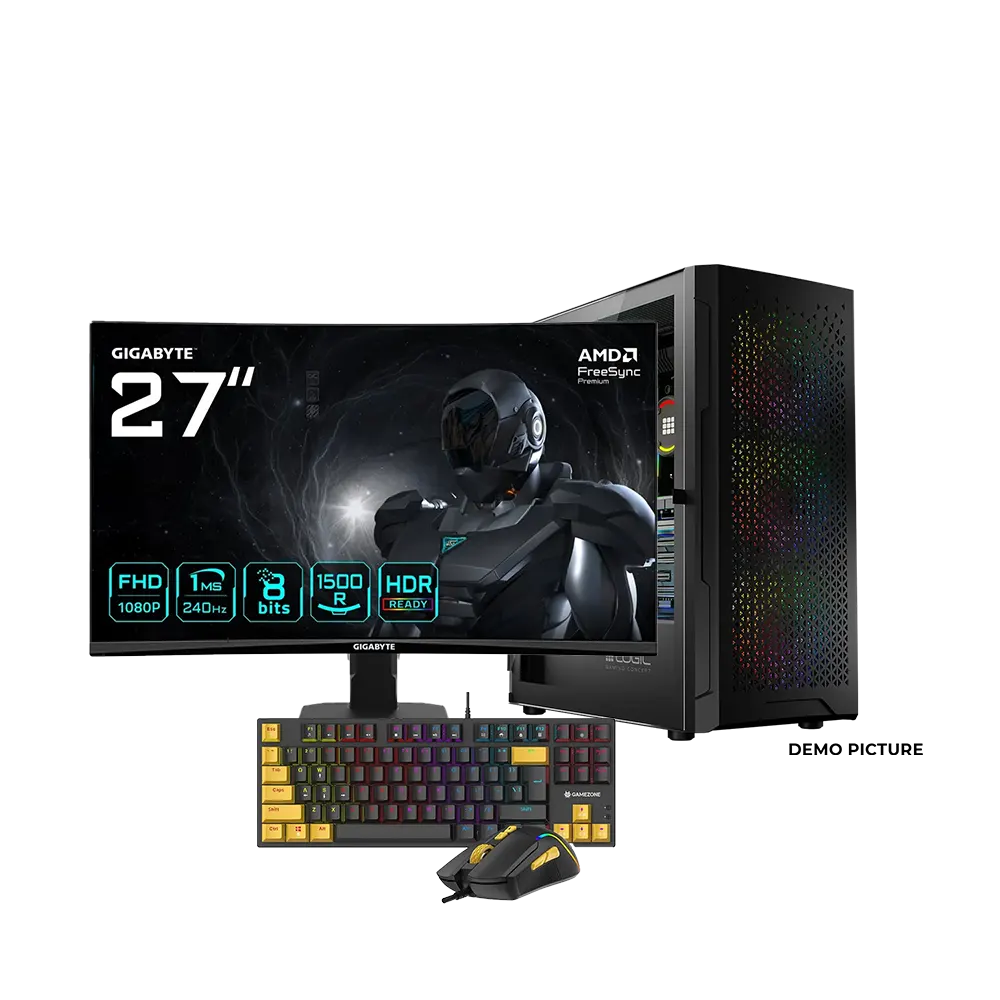 Pulse+ Gaming SET i5-12600K/RX 9060 8GB/16GB DDR4/1TB NVMe/27" 240Hz Curved