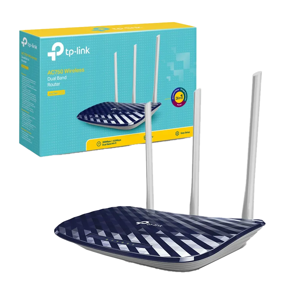 Archer C20 AC750 Wireless Dual Band Router TP-Link